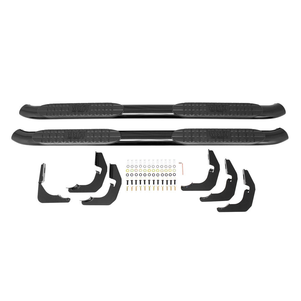 PRO TRAXX 4 Oval Nerf Bars Black | #21-23555 | Westin Automotive Products