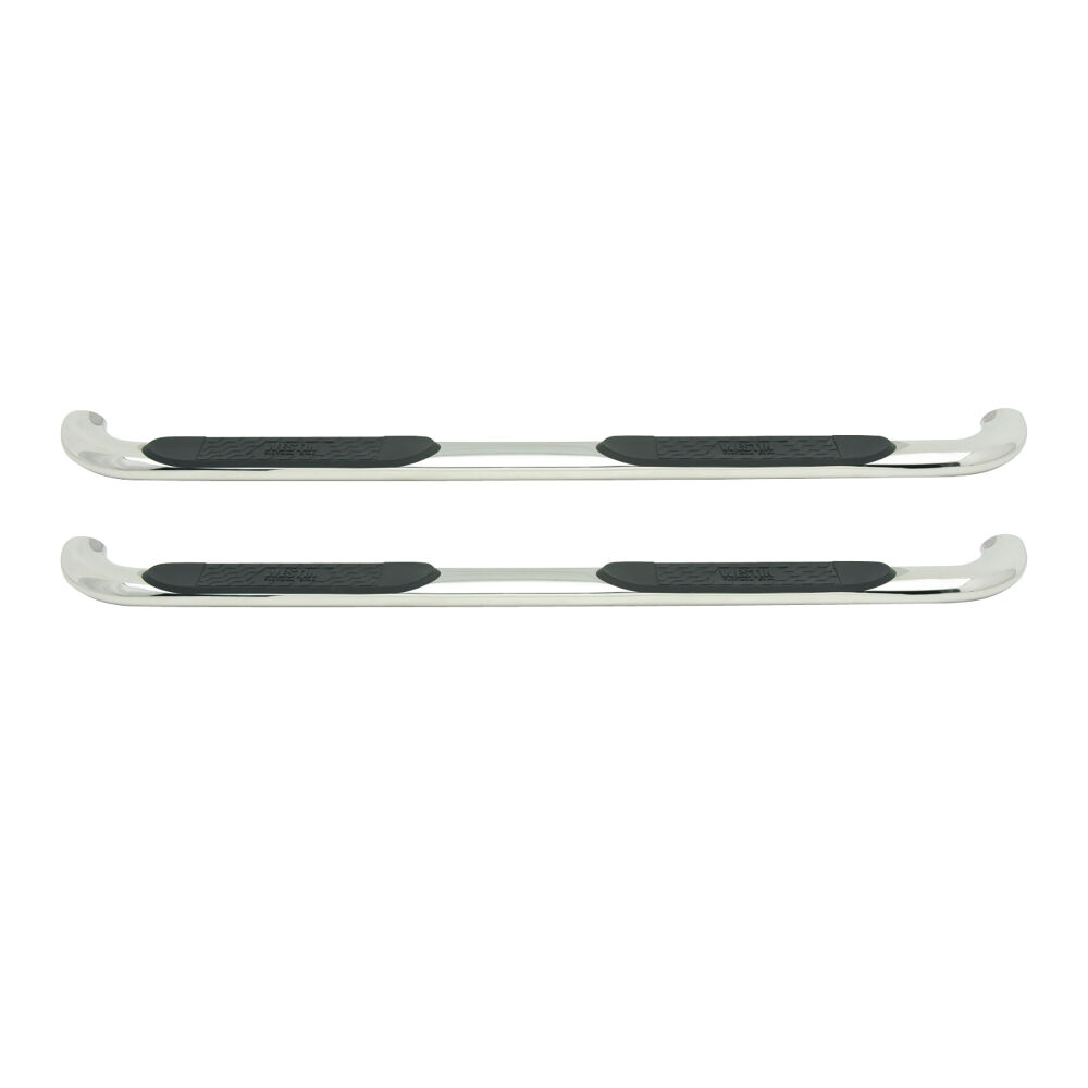 Platinum 4 Oval Nerf Bars Polished Stainless Steel | #21-4080 | Westin  Automotive Products